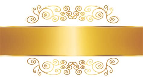 Golden Pattern Border Hd Transparent Golden Pattern Border Frame