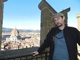Frank Morin with Florence Italy Dome in background • Frank Morin