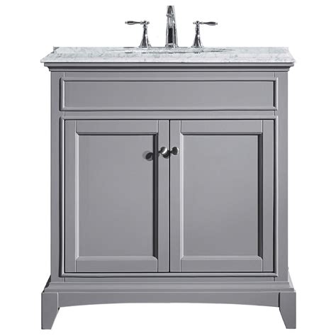 Wooden bathroom sink stands out magnificently in the bathroom and can easily transform sleek and cold bathroom into a modern natural interior. Eviva Elite Stamford 30" Gray Solid Wood Bathroom Vanity ...