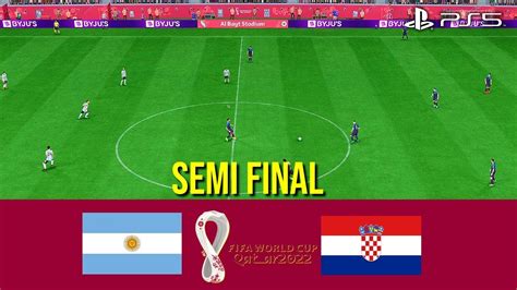 Fifa 23 Argentina Vs Croatia Semi Final Fifa World Cup 2022 Ps5 Gameplay Hd Youtube