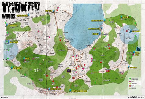 Like woods map is the small area and has not so many places for exit and. Tarkov Raid Helper - All your raid maps in one place