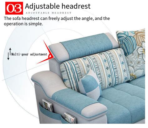 Modular Modern Corner Beds Sectional L Shape Sofa Set Furniture Living