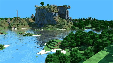 Minecraft Landscape Wallpaper 4k