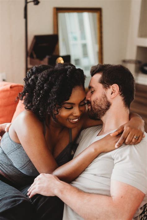 Our First At Home Couples Session In Interracial Couples
