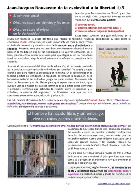 Descargar el contrato social en pdf gratis. Rousseau: El Contrato Social | Jean-Jacques Rousseau | Contrato social