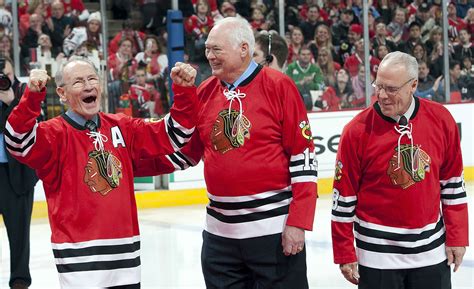 pierre pilote the hockey hall of fame defenseman who helped lead the chicago blackhawks to a