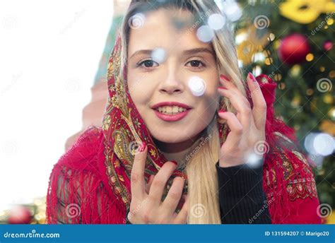 Young Smiling Beautiful Russian Girl Stock Image Image Of Nails