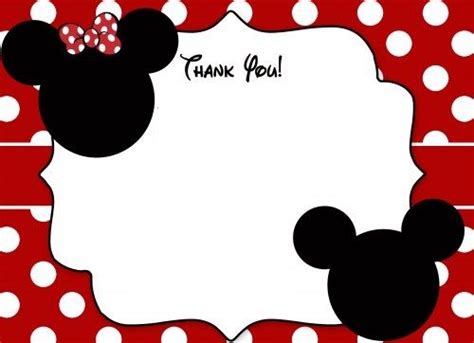 Free Printable Mickey Mouse Birthday Cards Free Printable Mickey Mouse