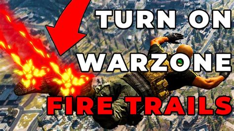 How To Turn On Custom Parachute Trails In Warzone Fire And Smoke Trail