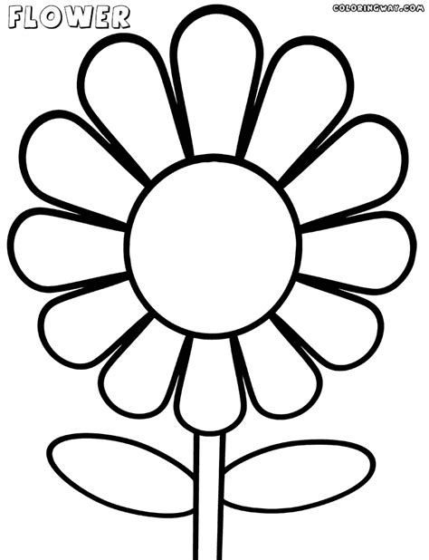 We do not offer public domain flower images of unknown origin. Big flower coloring pages | Coloring pages to download and ...