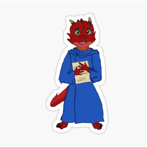 Max The Kobold Sticker For Sale By Weasleyhunter Redbubble