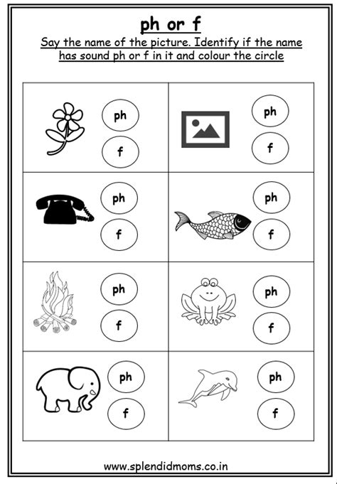 Digraphs Phonics Ph Literacy Printables For Kindergarten And First