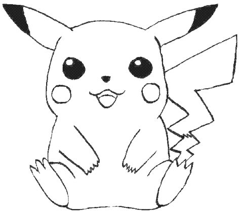 Baby Pikachu Coloring Pages Sketch Coloring Page