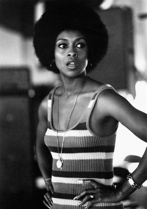 Lola Falana Before Her Performance On The Stage Of The La Bussola