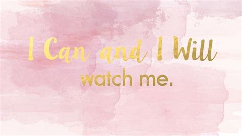 Weiche haptik und ein brillianter look für ihre wände. "I Can And I Will" desktop wallpaper pink pastel and gold ...