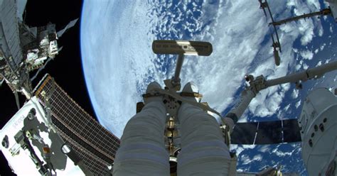 Spacewalking Astronauts Install New Door CBS Miami
