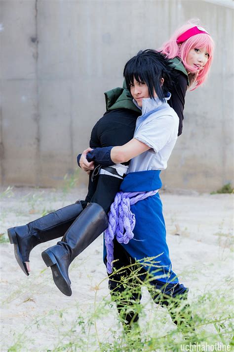 rose on twitter sakura and sasuke naruto cosplay sasusaku