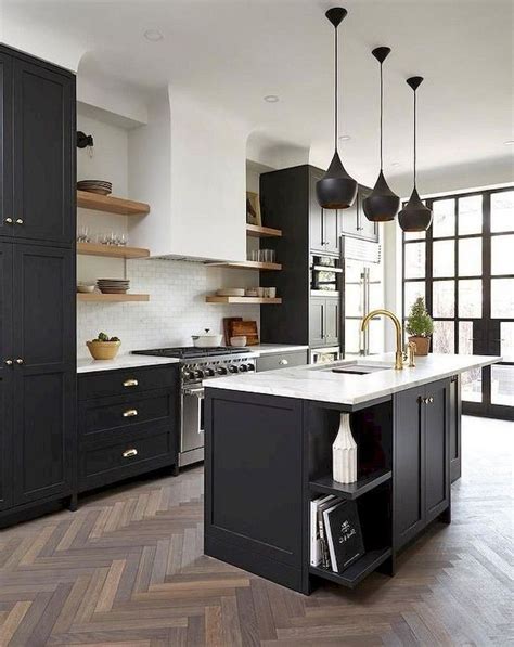 Simple Black And White Kitchen Design Pictures For Small Space Home
