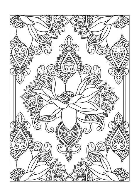 Coloring Book For Adults Printable Pdf 1843 Svg File For Cricut