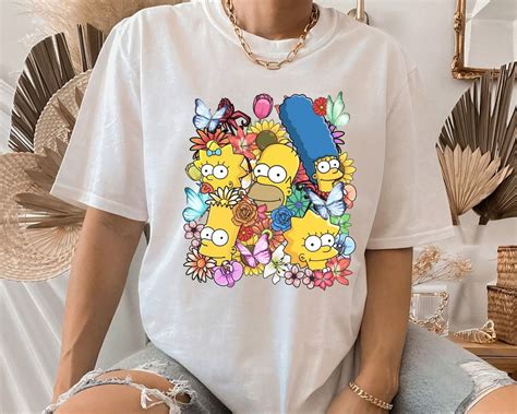 The Simpsons Group Poster T Shirt Homer Marge Bart Lisa Maggie Simpson Shirt Psf12015 Poosify