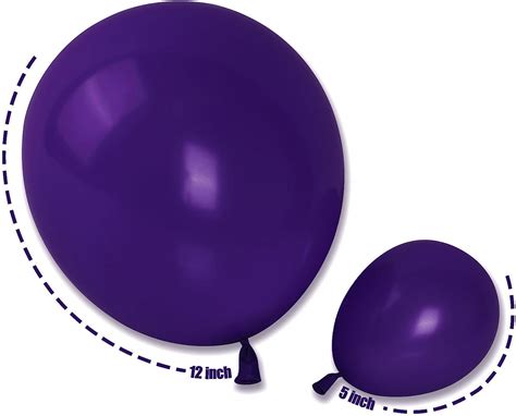 Partywoo Royal Purple Balloons 80 Pcs Purple Balloons