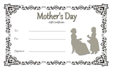 Brilliant Free Printable Mothers Day Certificates Graduation Games
