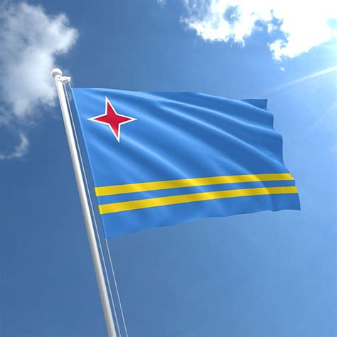 Aruba Pride The Aruban Flag And Its Symbolic Meaning Visit Aruba Blog