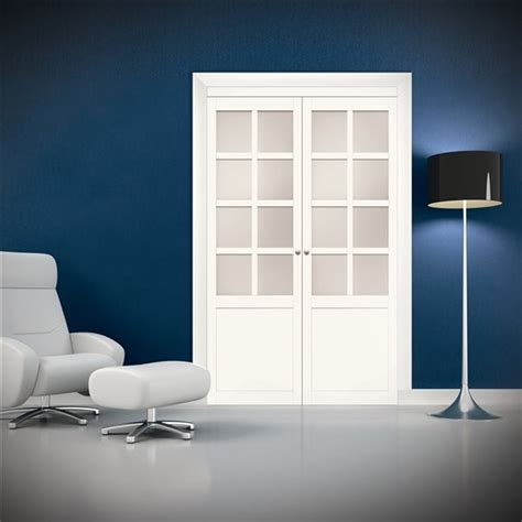 Renin Provincial Pivot Closet Door 48 In X 80 In White