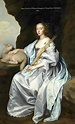 1640 Lady Mary Villiers, Lady Herbert by circle of Sir Anthonis van ...