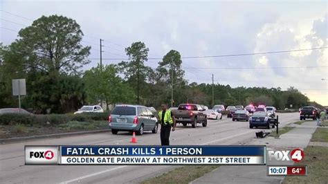 Collier County Crash Leaves 1 Dead 1 Injured