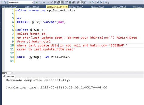 Ssis Hresult X Consider Using The With Result Sets Clause To