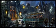 Skull Island: Reign of Kong trackless ride vehicle revealed by ...