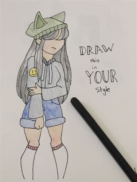 Draw This In Your Style Cartoon Art Styles Art Style Challenge Draw