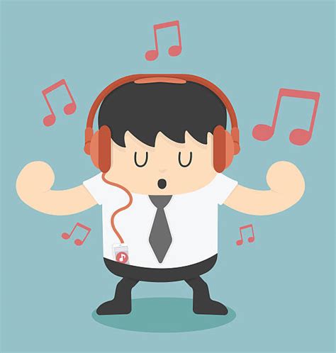 Listening To Music Clip Art Vector Images And Illustrations Istock