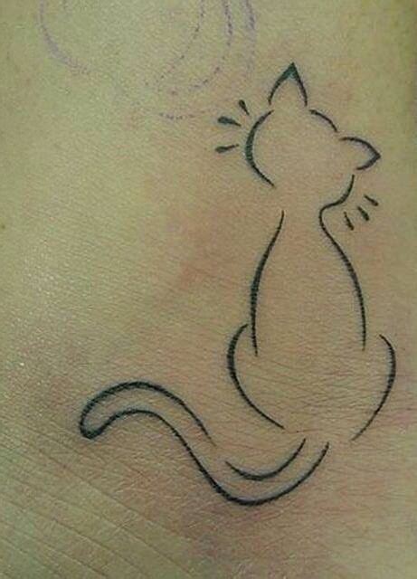 Cat Cute Cat Tattoo Pawprint Tattoo Tattoo Cat Cat Tattoos Art