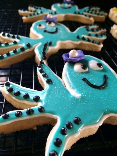 Happy Octopus Cookies Sugar Cookie Cookies Desserts