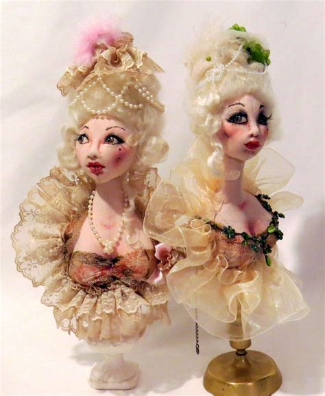 Sm923e Marie Antoinette Bust Cloth Doll Making Sewing Etsy