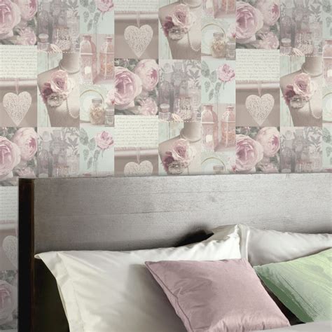Charlotte Floral Wallpaper Blush Arthouse 665200 Wallpaper Sales