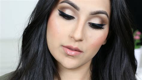 Full Face Drugstore Glam Makeup Tutorial 3 Lip Options Youtube