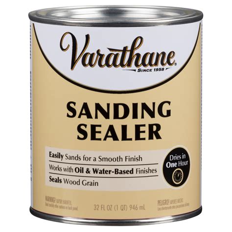 It sands easy, penetrates well, and drys to a hard finish. Varathane 1-qt. Woodcare Sanding Sealer (2-Pack)-340444 ...