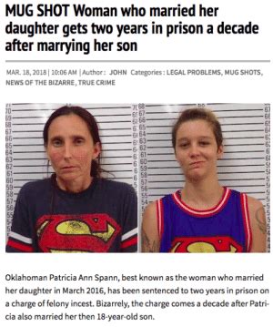 Mug Shot Woman Who Married Her Daughter Gets Two Years In Prison A Decade After Marrying Her Son