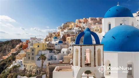 ギリシャ・サントリーニ島・青と白の美しい島の秘密・トラベルナース！