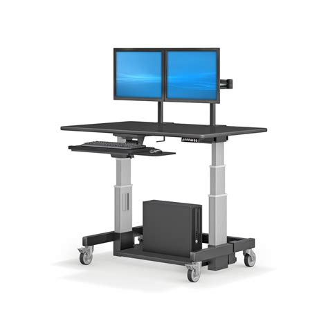 I spend almost every waking moment in front of a computer. Height Adjustable Ergonomic Computer Workstation Desk With ...
