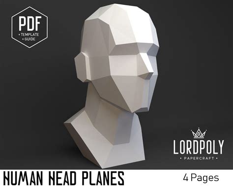 5new Papercraft Human Head Template Aanotherdayy