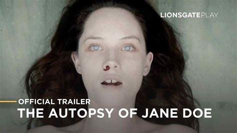 The Autopsy Of Jane Doe Official Trailer Lionsgate Play Youtube