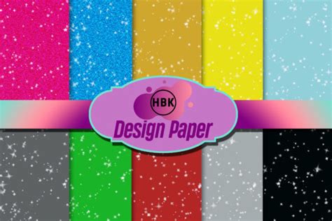 Glitter Solids Digital Paper Graphic By Handmade By Kel Llc · Creative