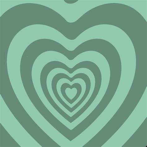 Download Pale Green Wildflower Heart Wallpaper