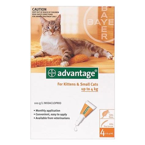 Buy Advantage For Kittens And Small Cats Up To 4kg Orange Online