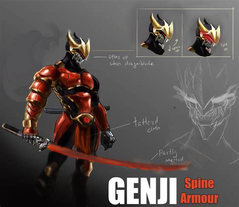 Genji Skin Idea By Mintgreenicecream On Deviantart
