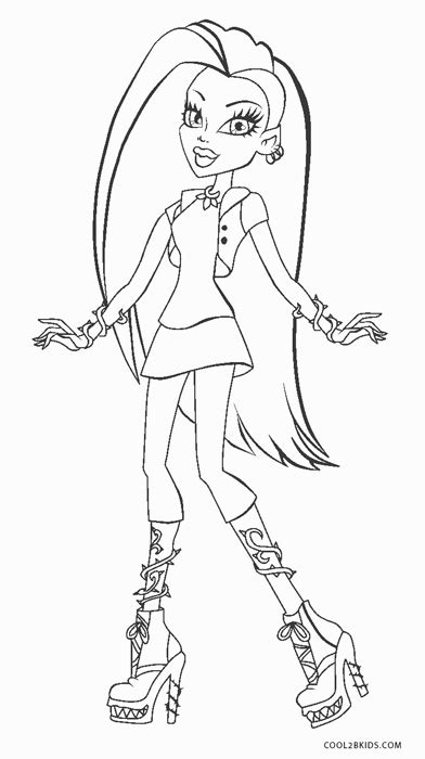 Fnaf springtrap coloring page | free printable coloring pages. Free Printable Monster High Coloring Pages For Kids ...